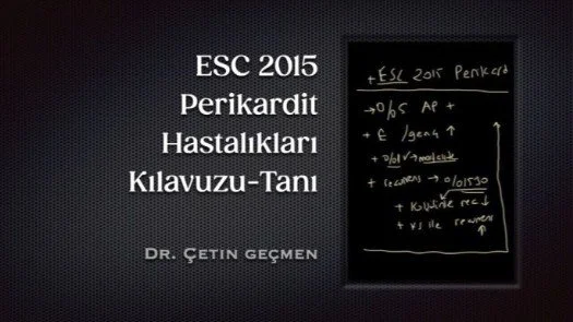 ⁣ESC 2015 Perikardit Hastalıkları Kılavuzu-Tanı